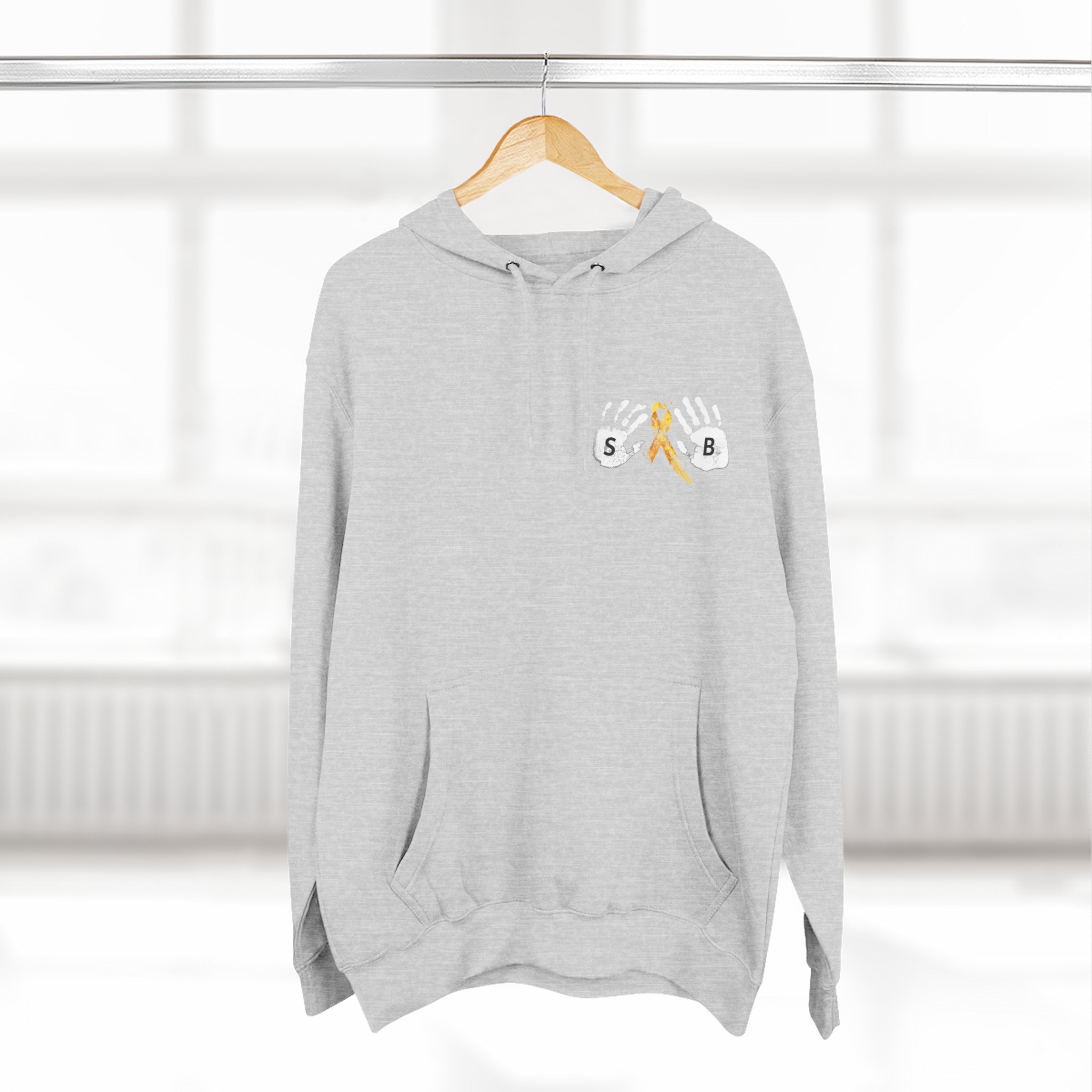 Three-Panel Fleece Hoodie - Image 8