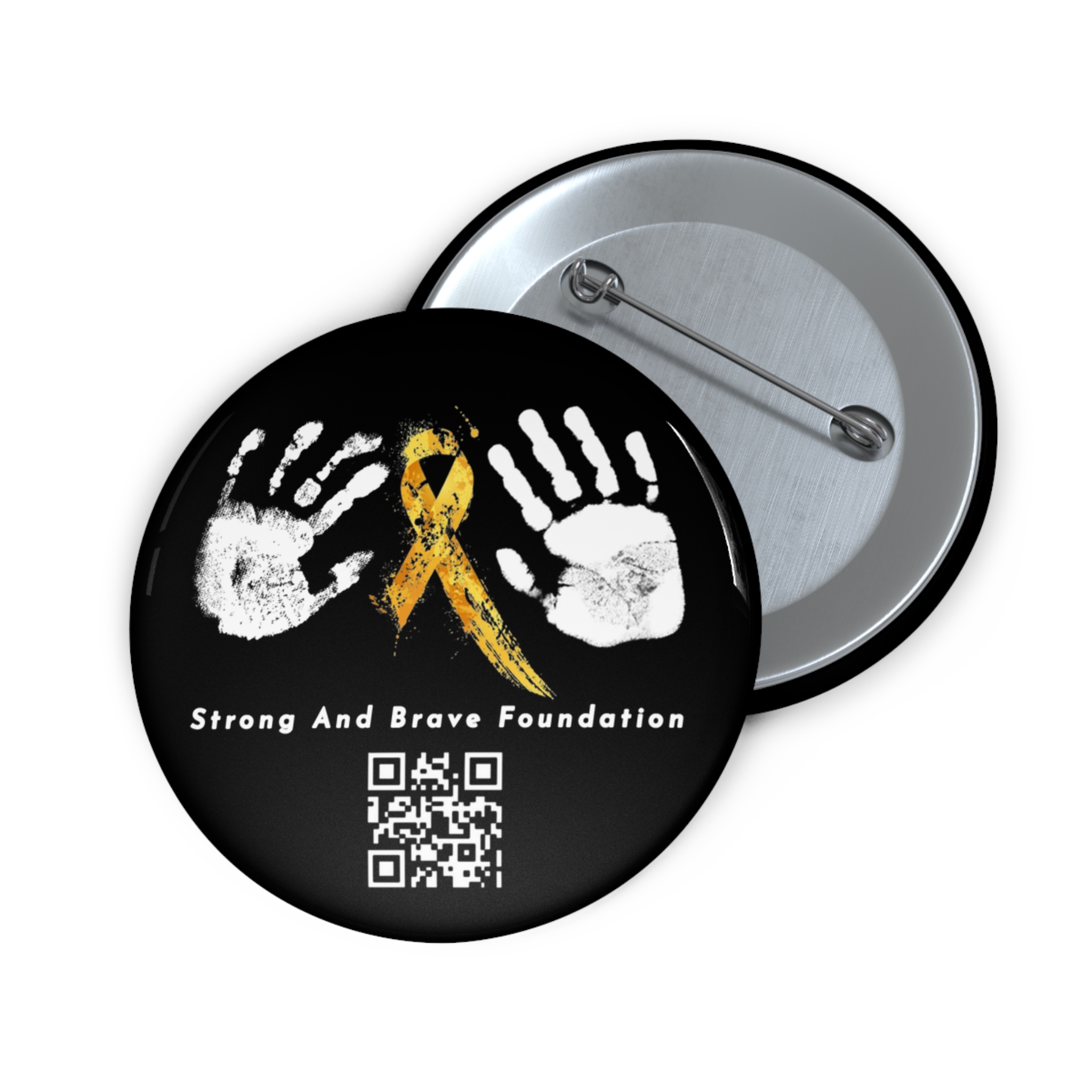 Hand Print -TSABF- Pin Buttons - Image 3