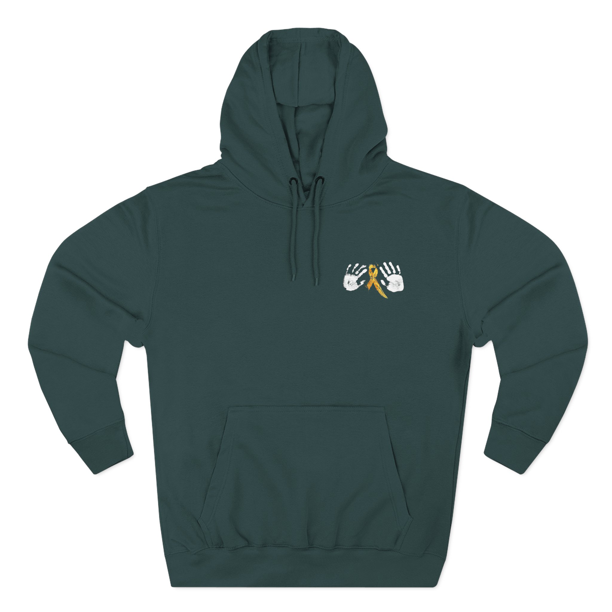 Hope Ribbon Hoodie — Awareness Ribbon Fleece Pullover - Image 27