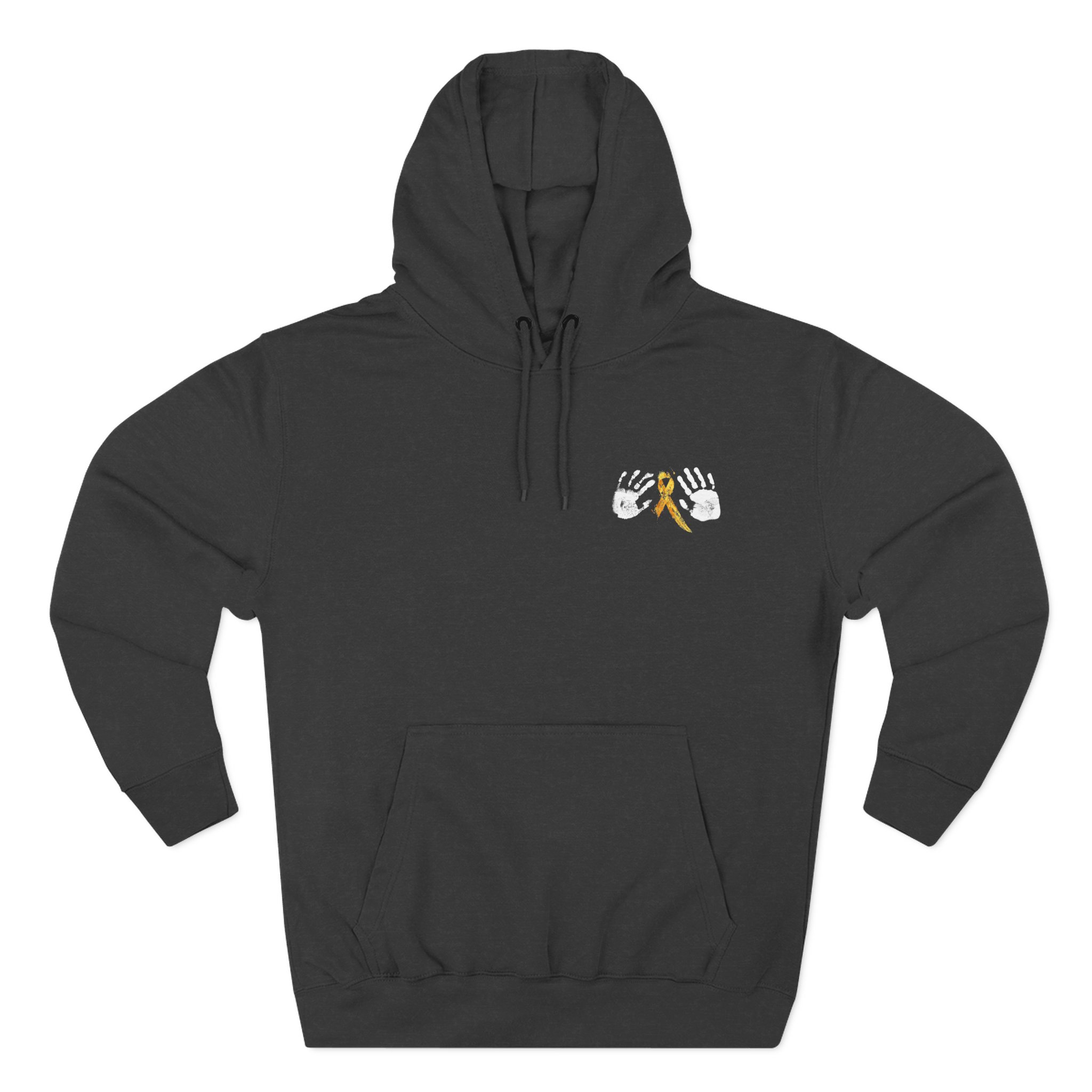 Hope Ribbon Hoodie — Awareness Ribbon Fleece Pullover - Image 10