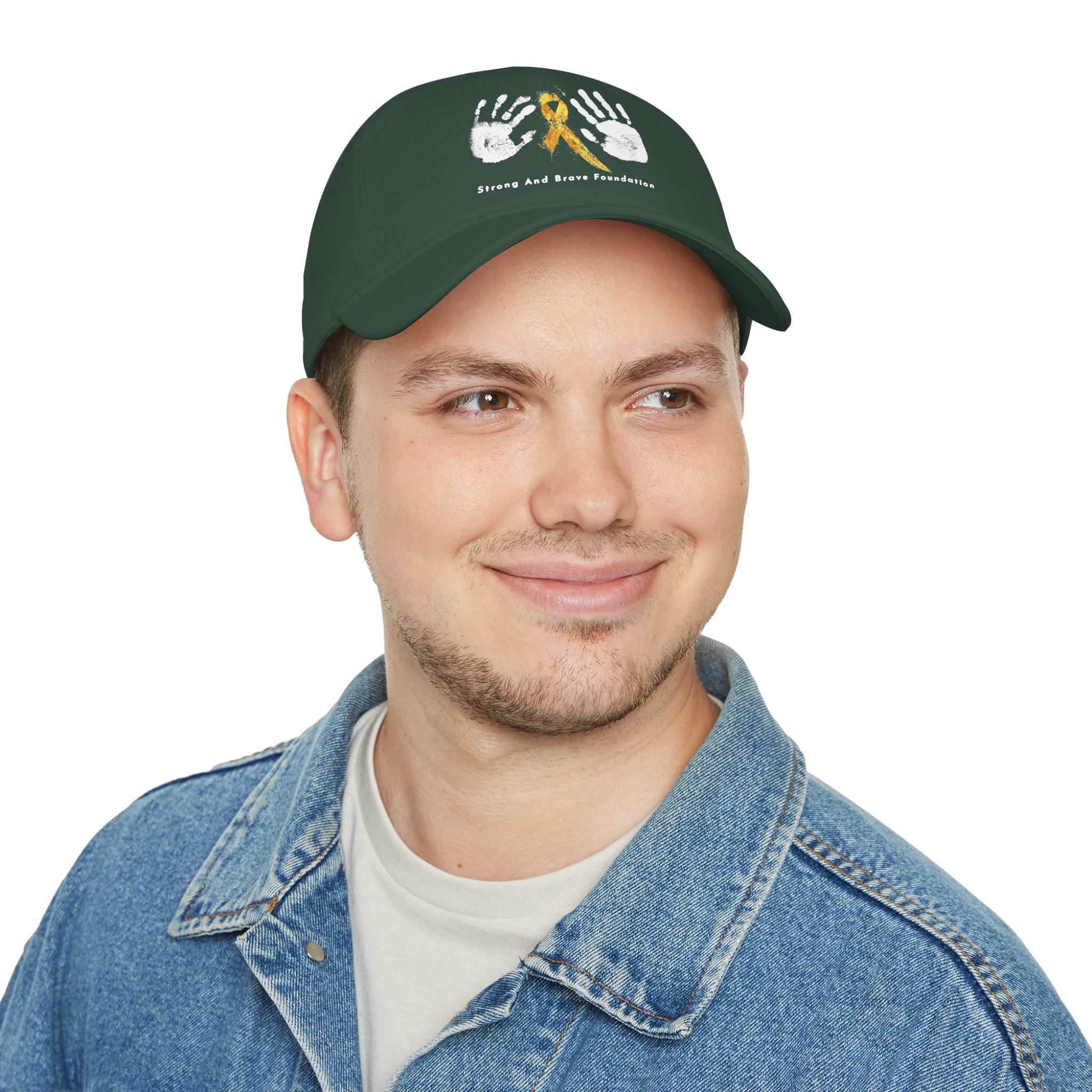 Low Profile Strong and Brave - Baseball Cap - Image 16