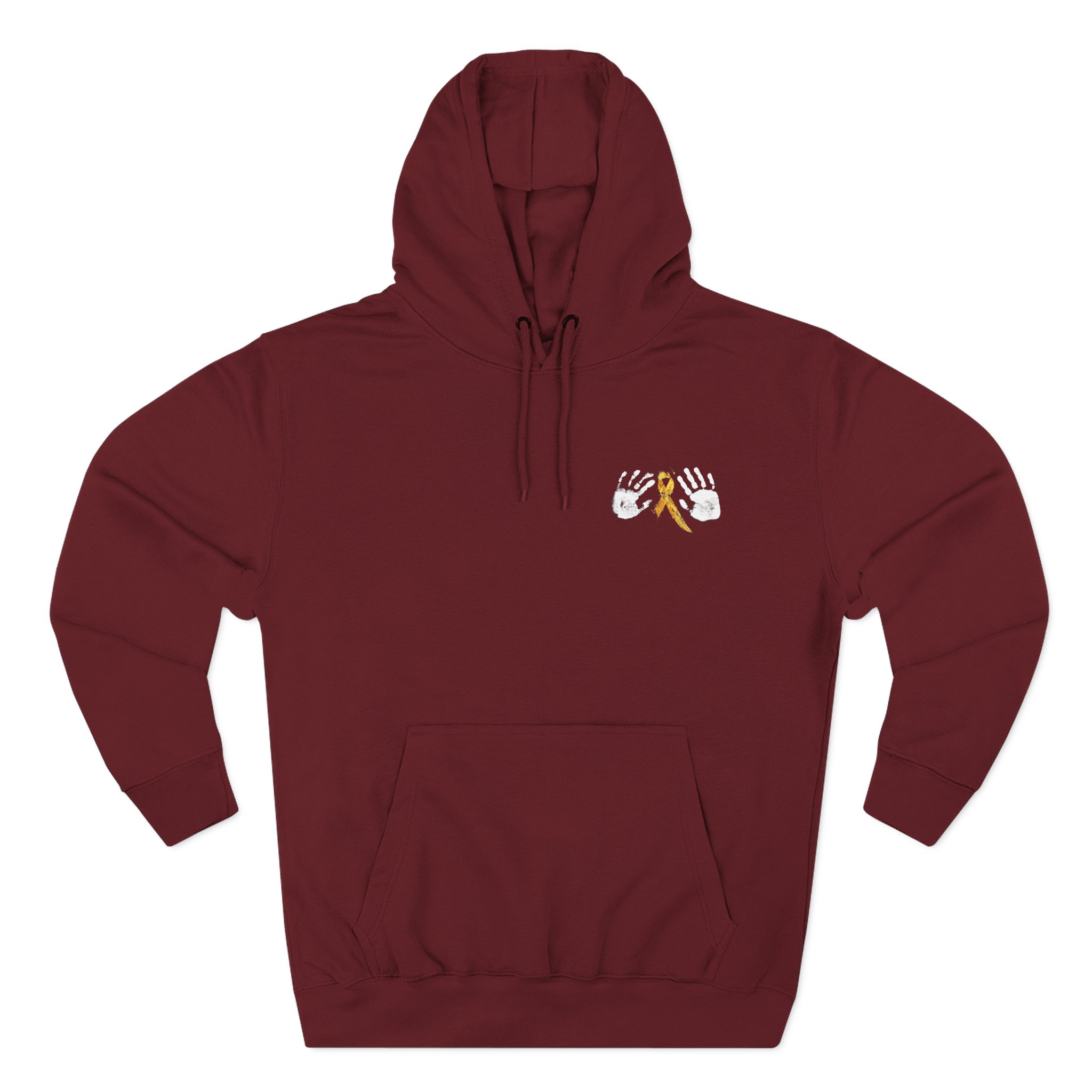 Hope Ribbon Hoodie — Awareness Ribbon Fleece Pullover - Image 34