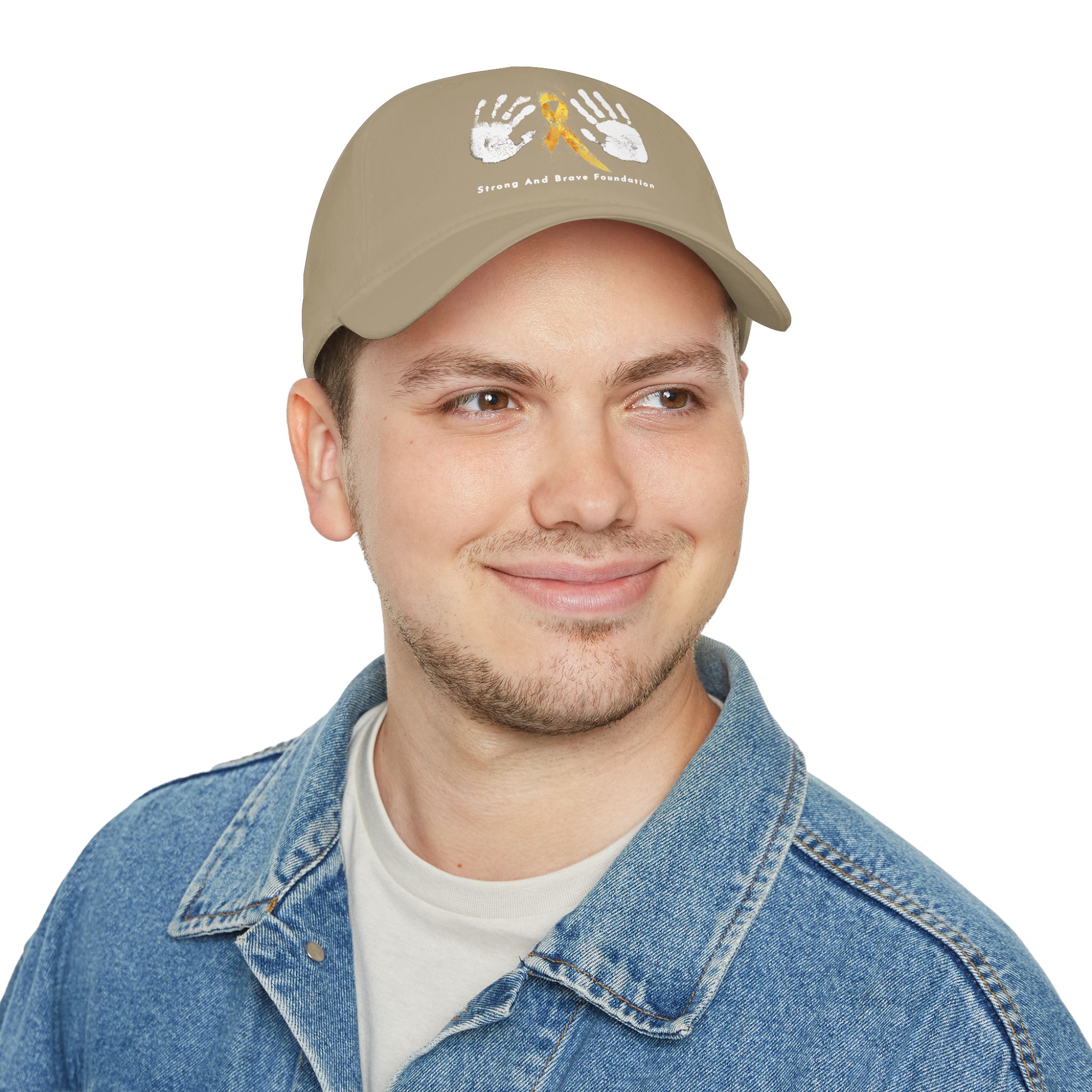 Low Profile Strong and Brave - Baseball Cap - Image 4