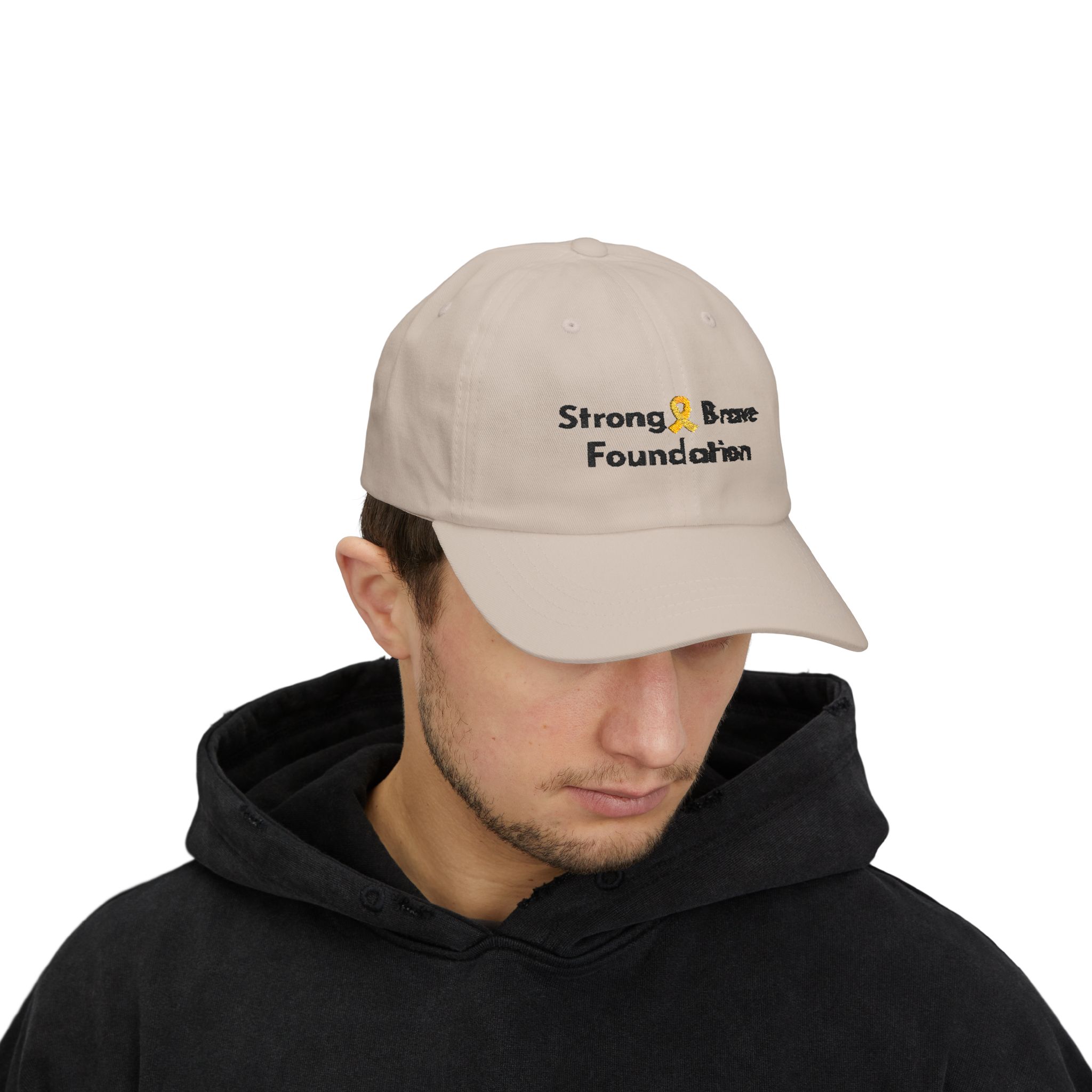 Classic Cap for Childhood Cancer Support- Dark Lettering - Image 7