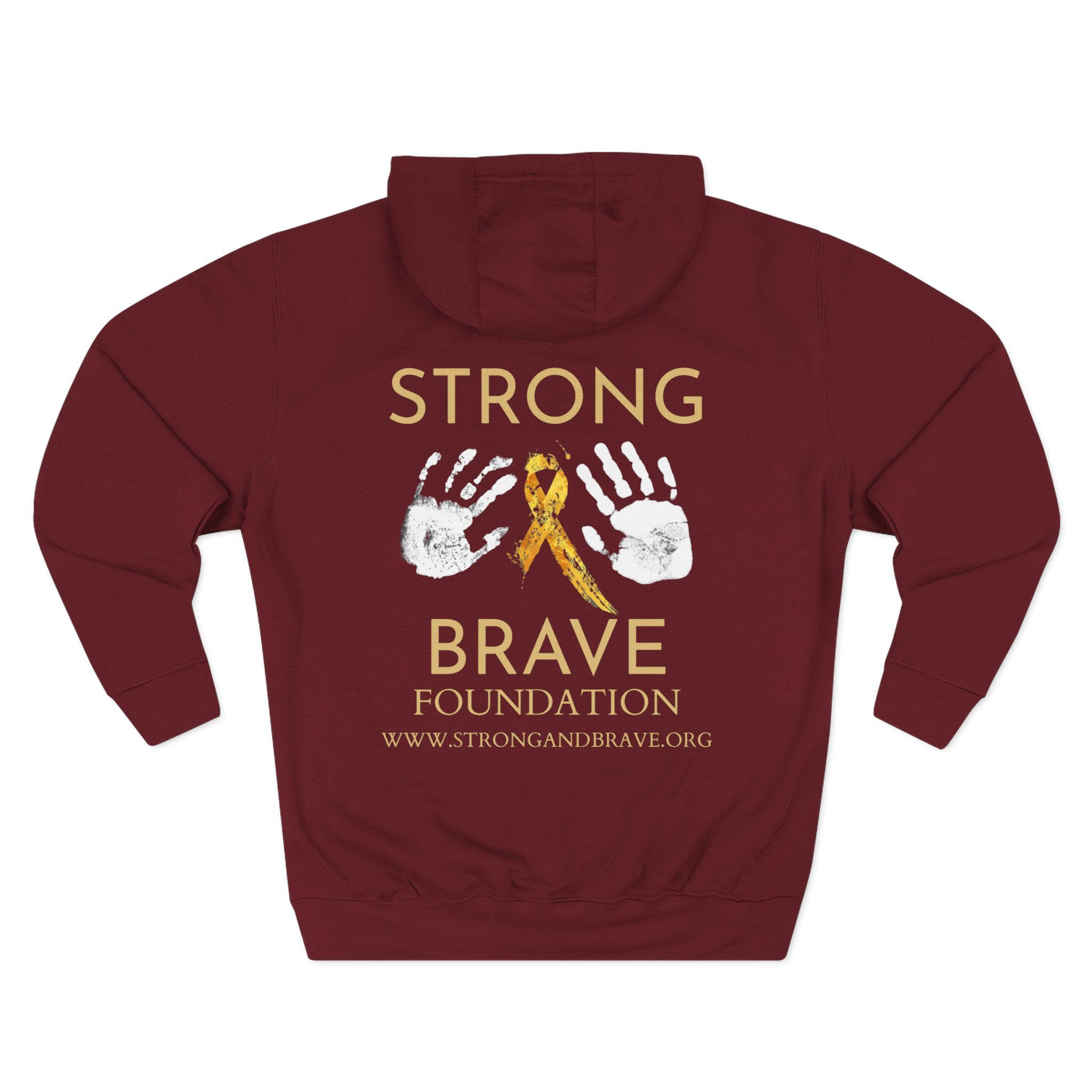 Hope Ribbon Hoodie — Awareness Ribbon Fleece Pullover - Image 35
