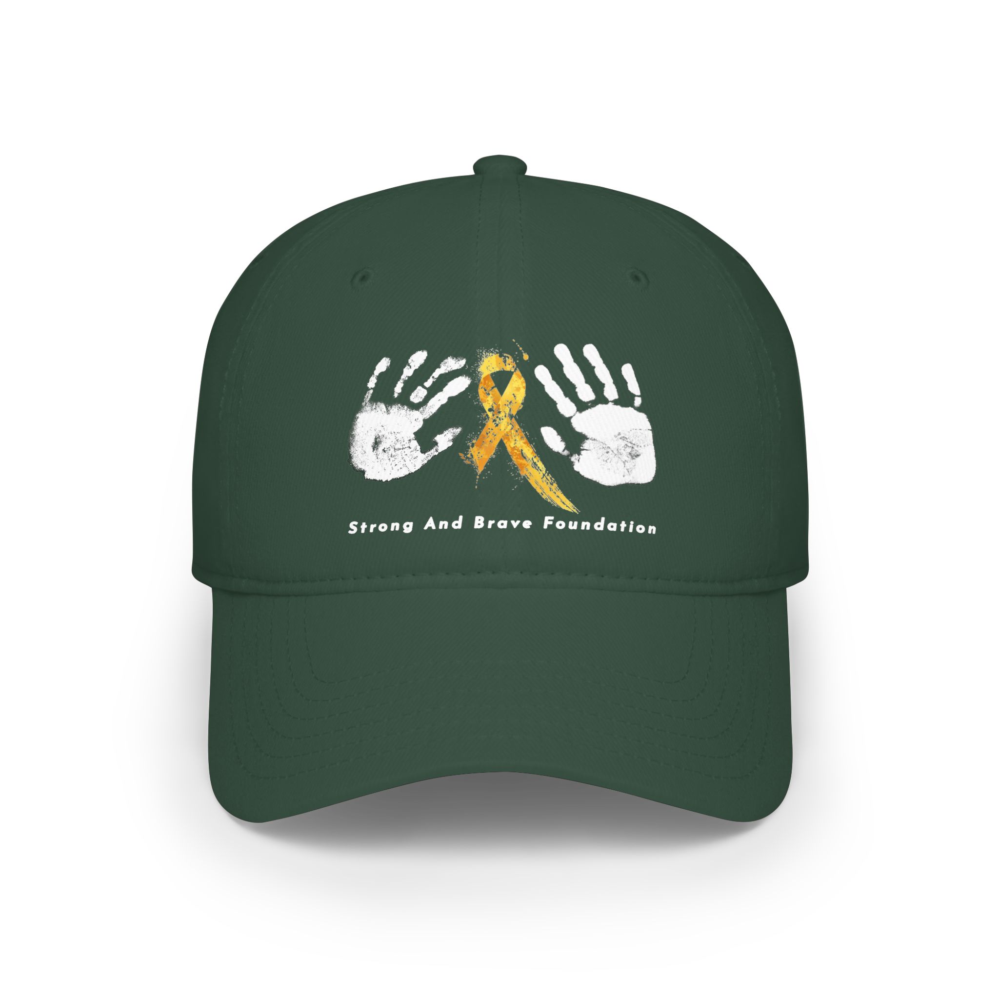 Low Profile Strong and Brave - Baseball Cap - Image 13
