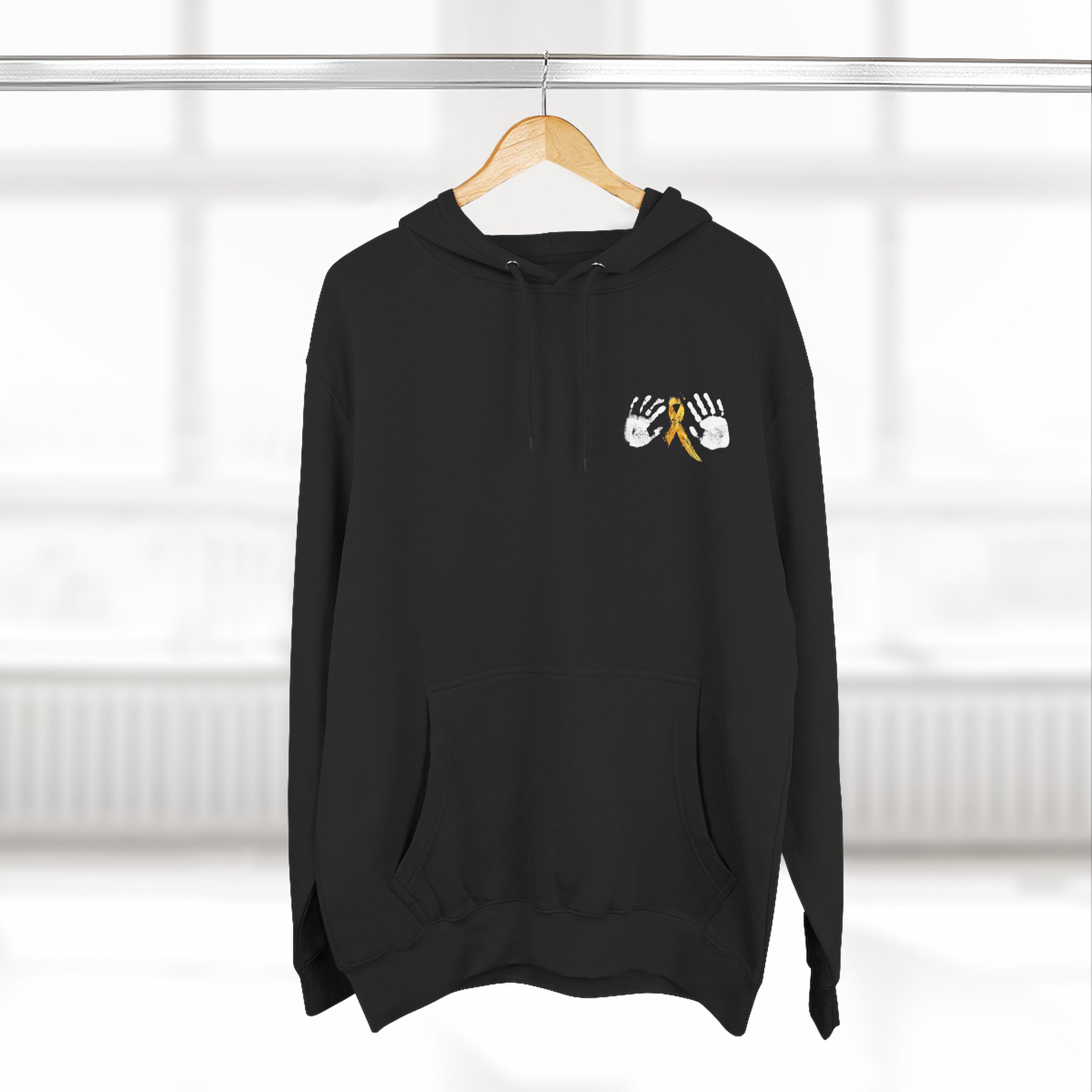 Hope Ribbon Hoodie — Awareness Ribbon Fleece Pullover - Image 17