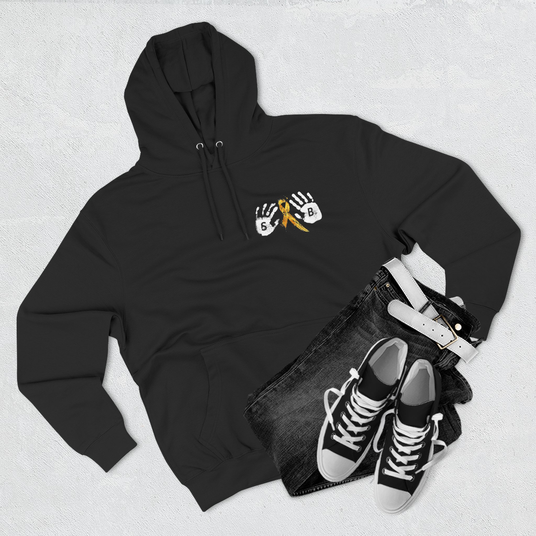 Three-Panel Fleece Hoodie - Image 11