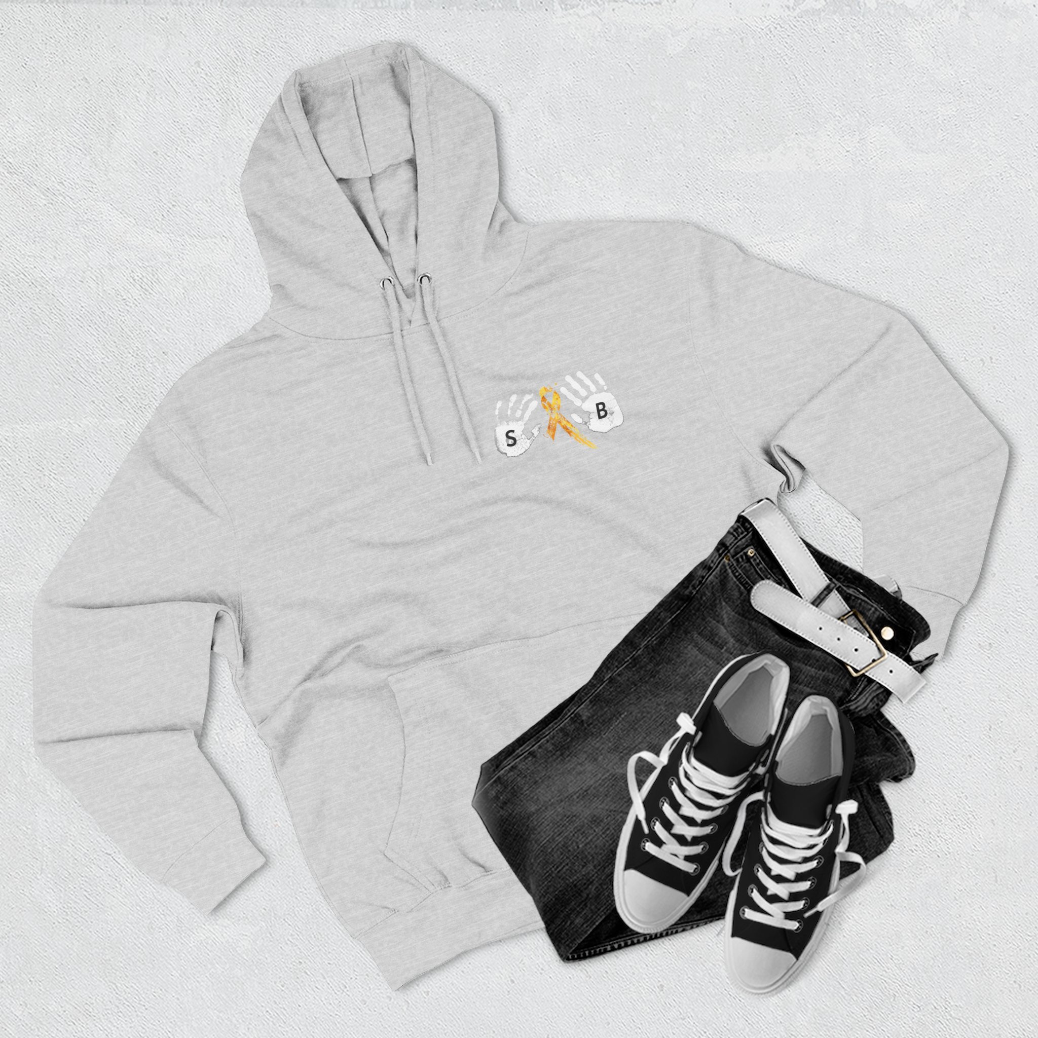 Three-Panel Fleece Hoodie - Image 7