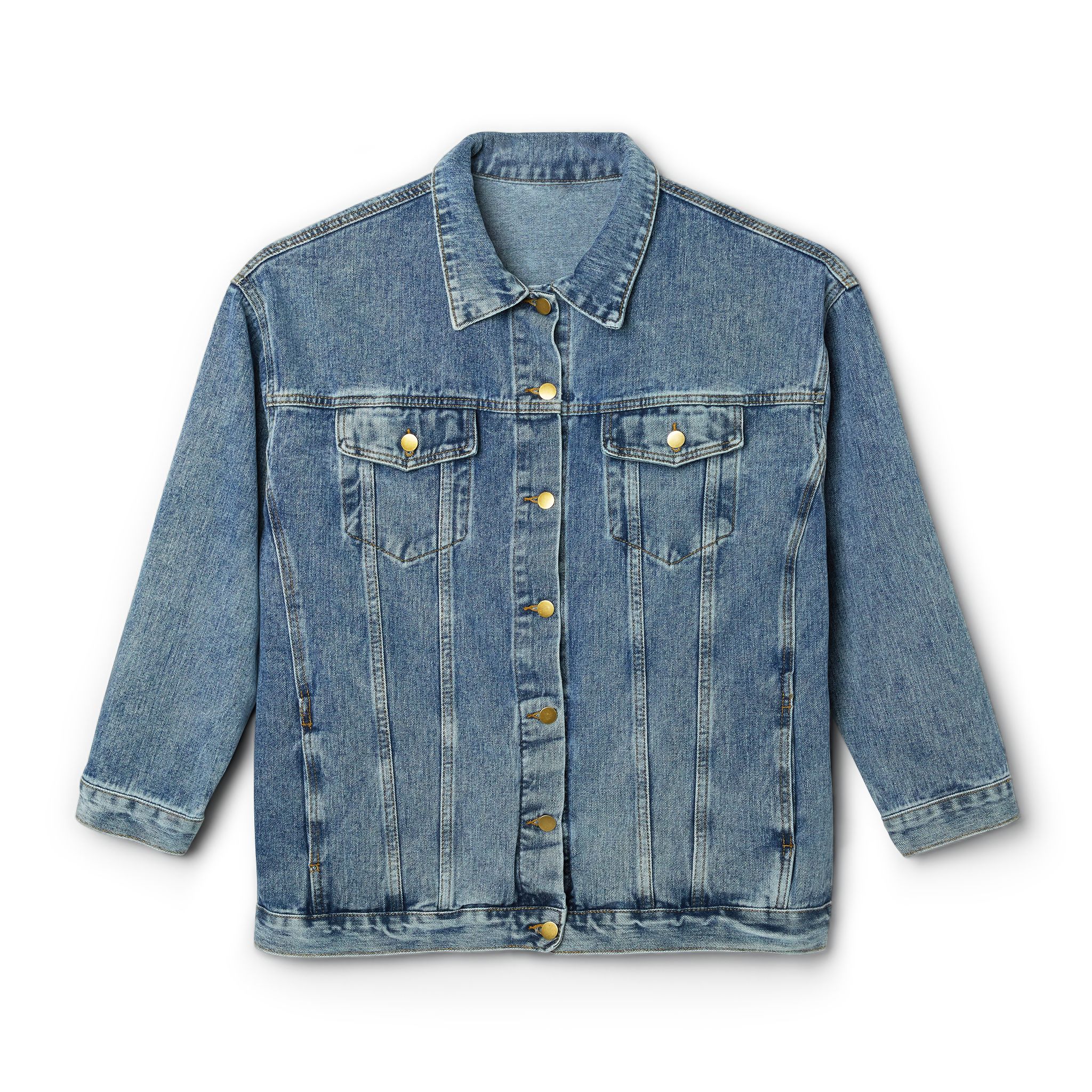 Denim Jacket Women's Supportive Family and Children Battling Cancer