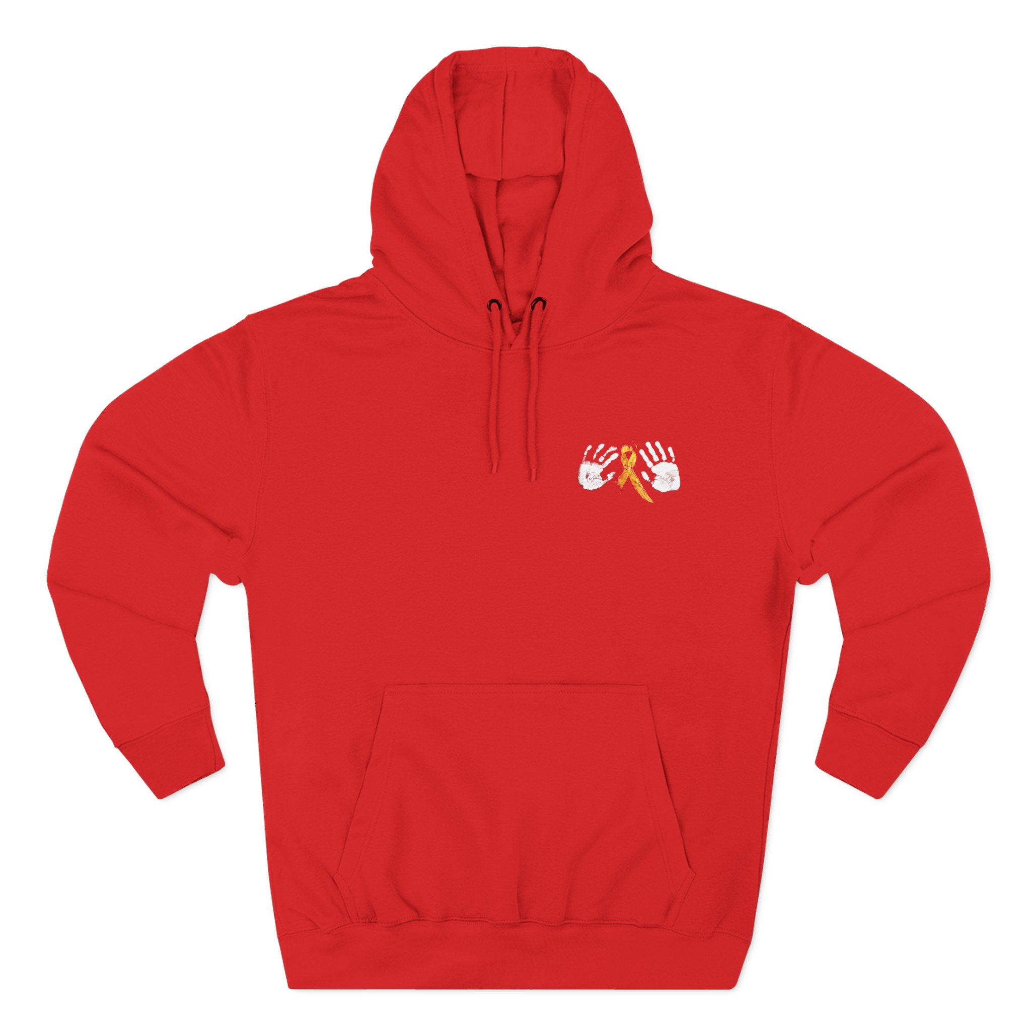 Hope Ribbon Hoodie — Awareness Ribbon Fleece Pullover - Image 25