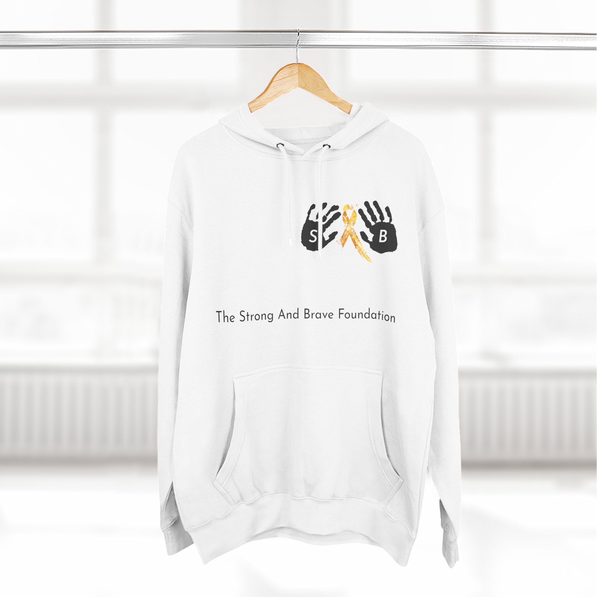 Three-Panel Fleece Hoodie - Image 4
