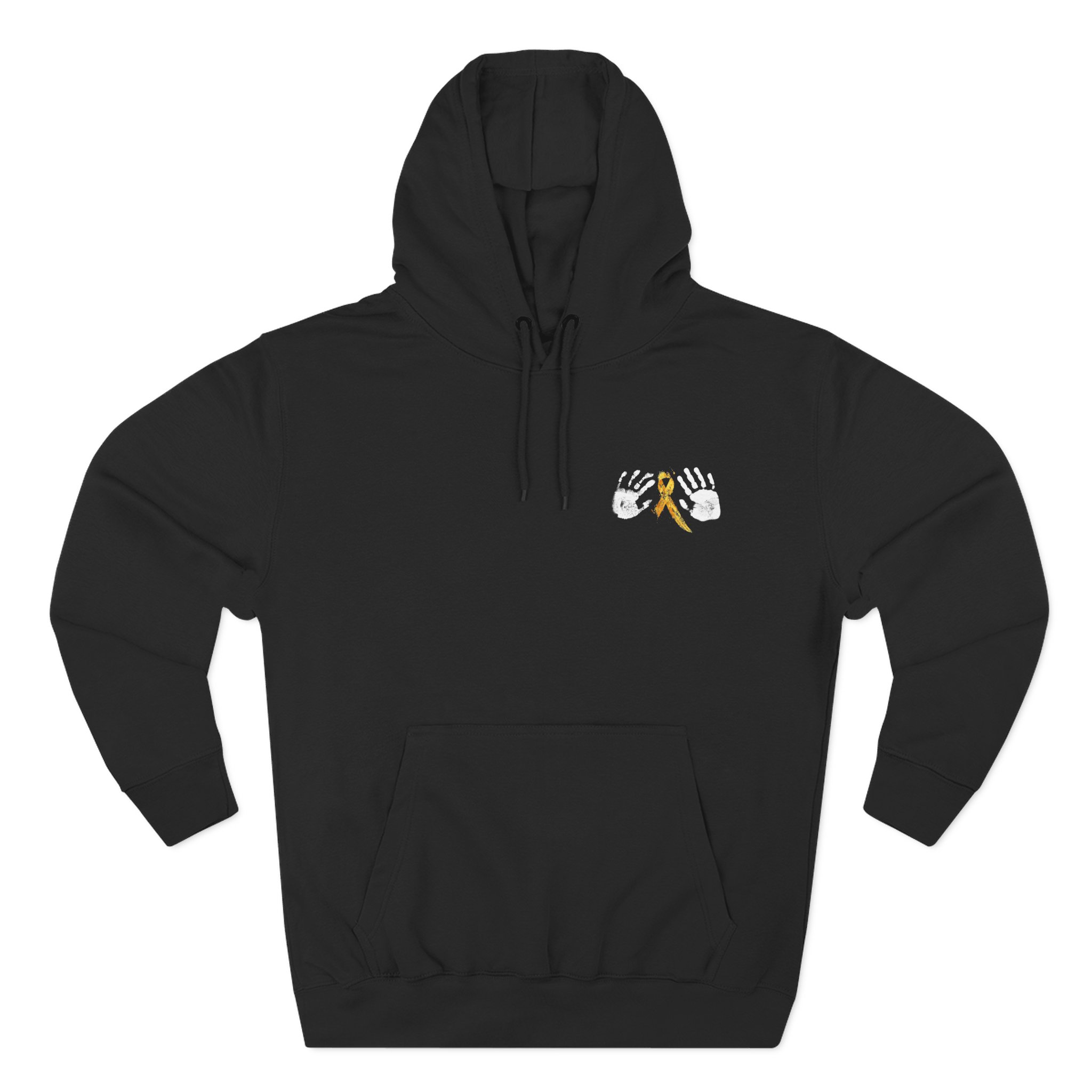 Hope Ribbon Hoodie — Awareness Ribbon Fleece Pullover - Image 14