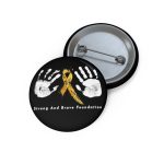 Hand Print -TSABF- Pin Buttons
