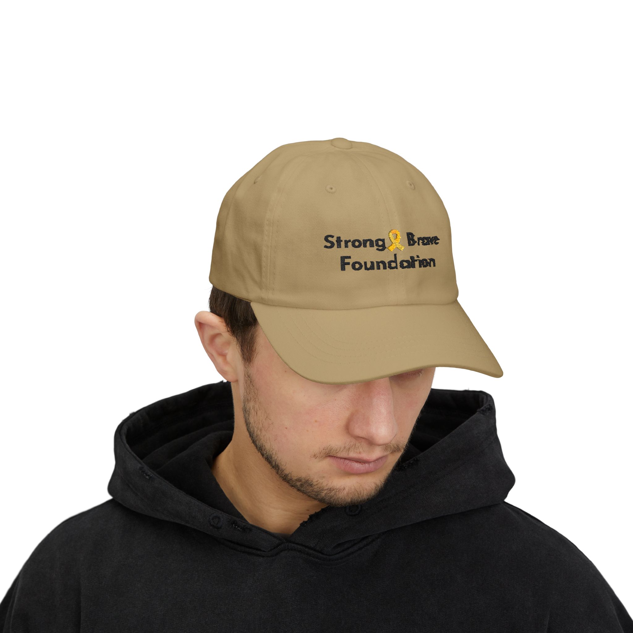 Classic Cap for Childhood Cancer Support- Dark Lettering - Image 11