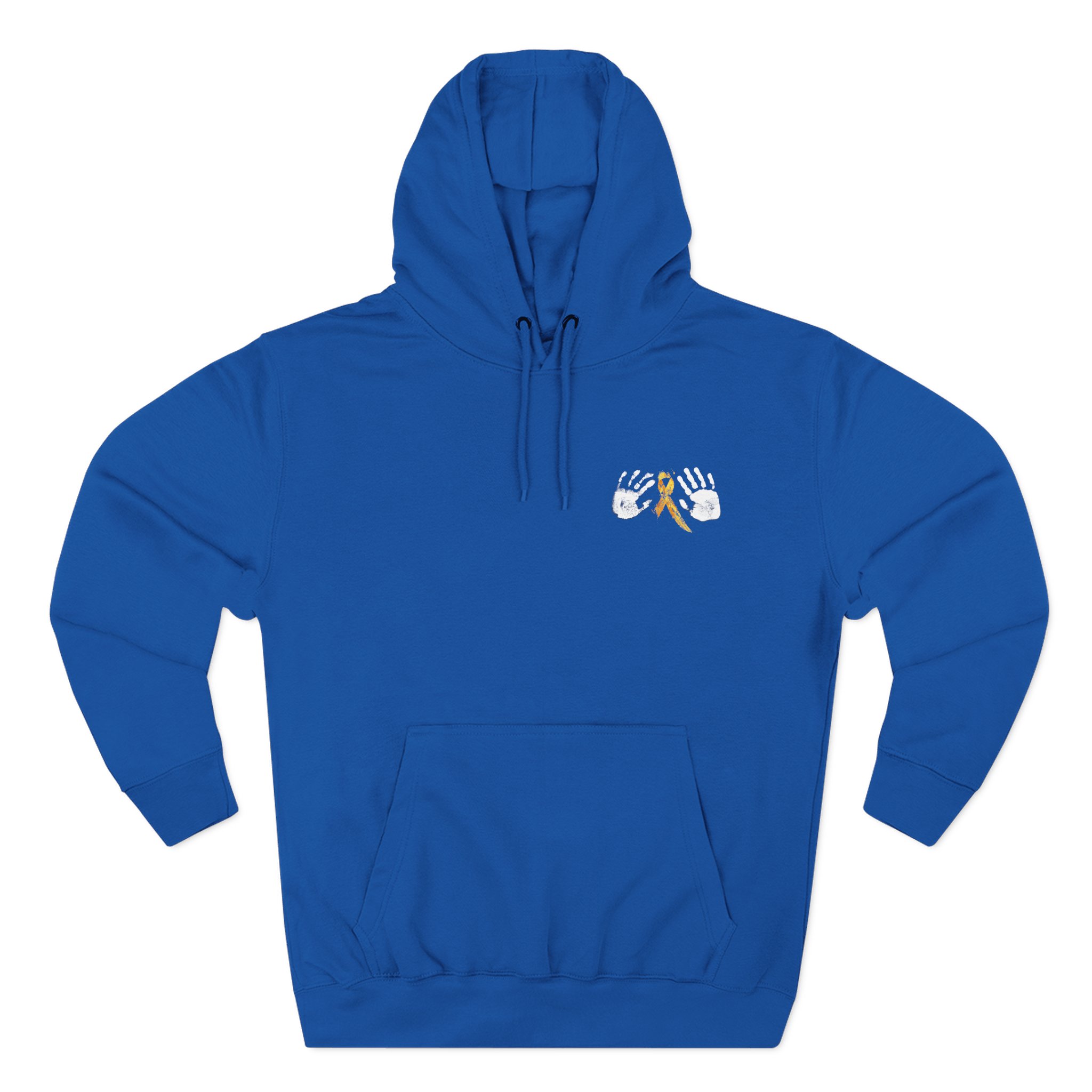 Hope Ribbon Hoodie — Awareness Ribbon Fleece Pullover - Image 6