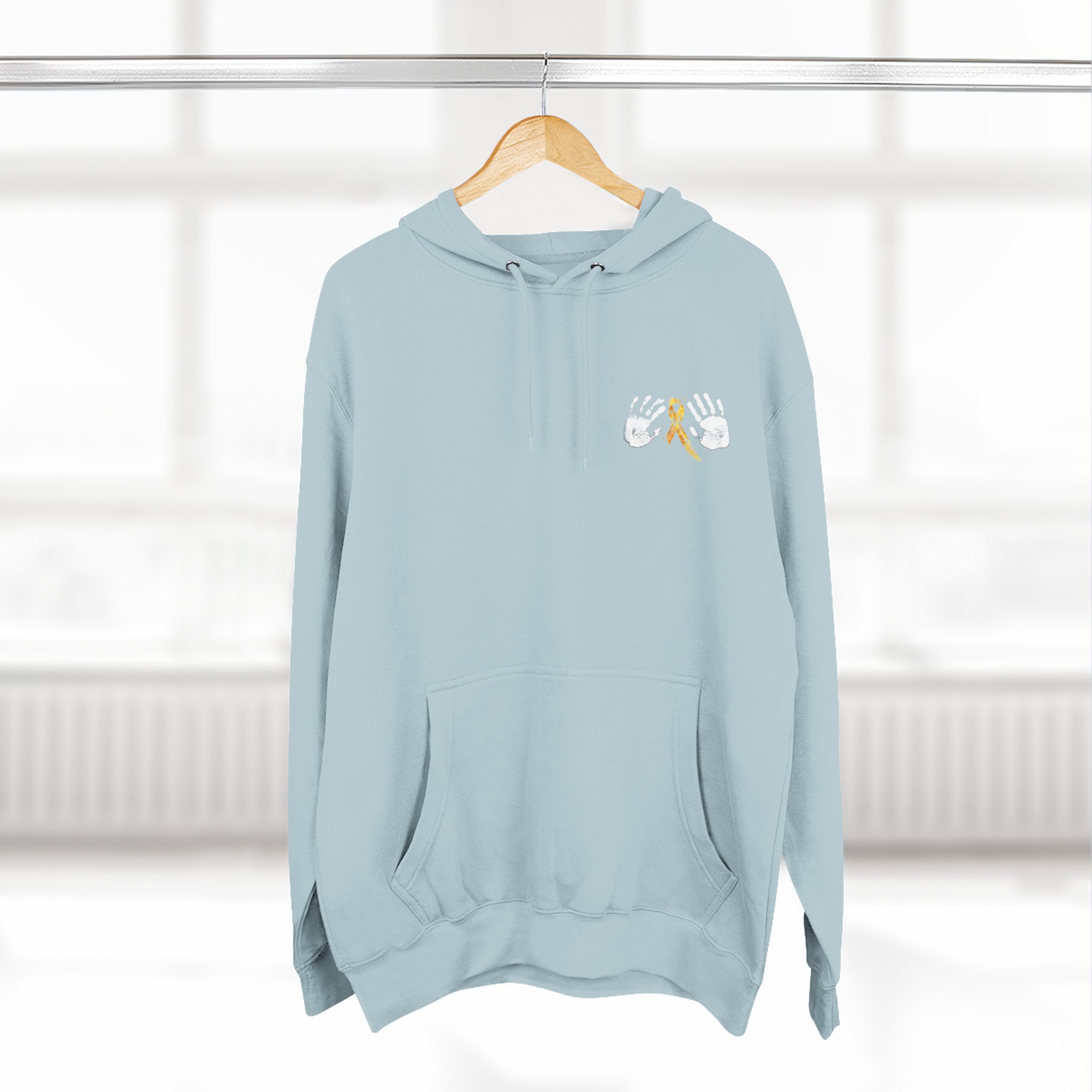 Hope Ribbon Hoodie — Awareness Ribbon Fleece Pullover - Image 24