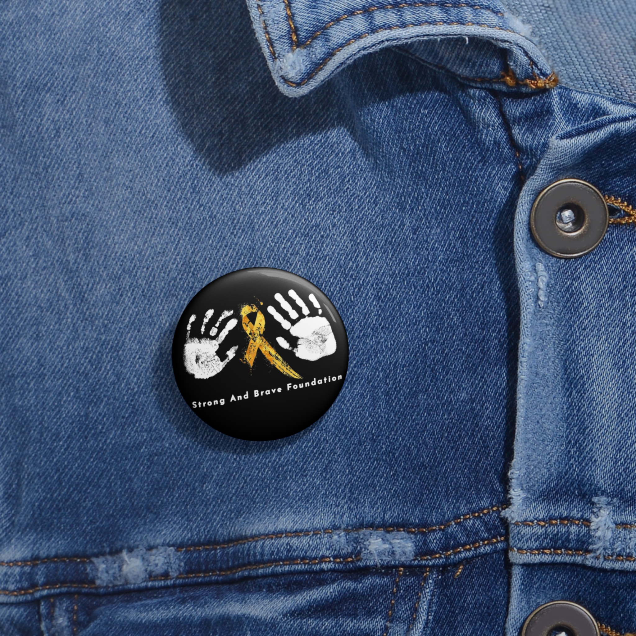 Hand Print -TSABF- Pin Buttons - Image 2