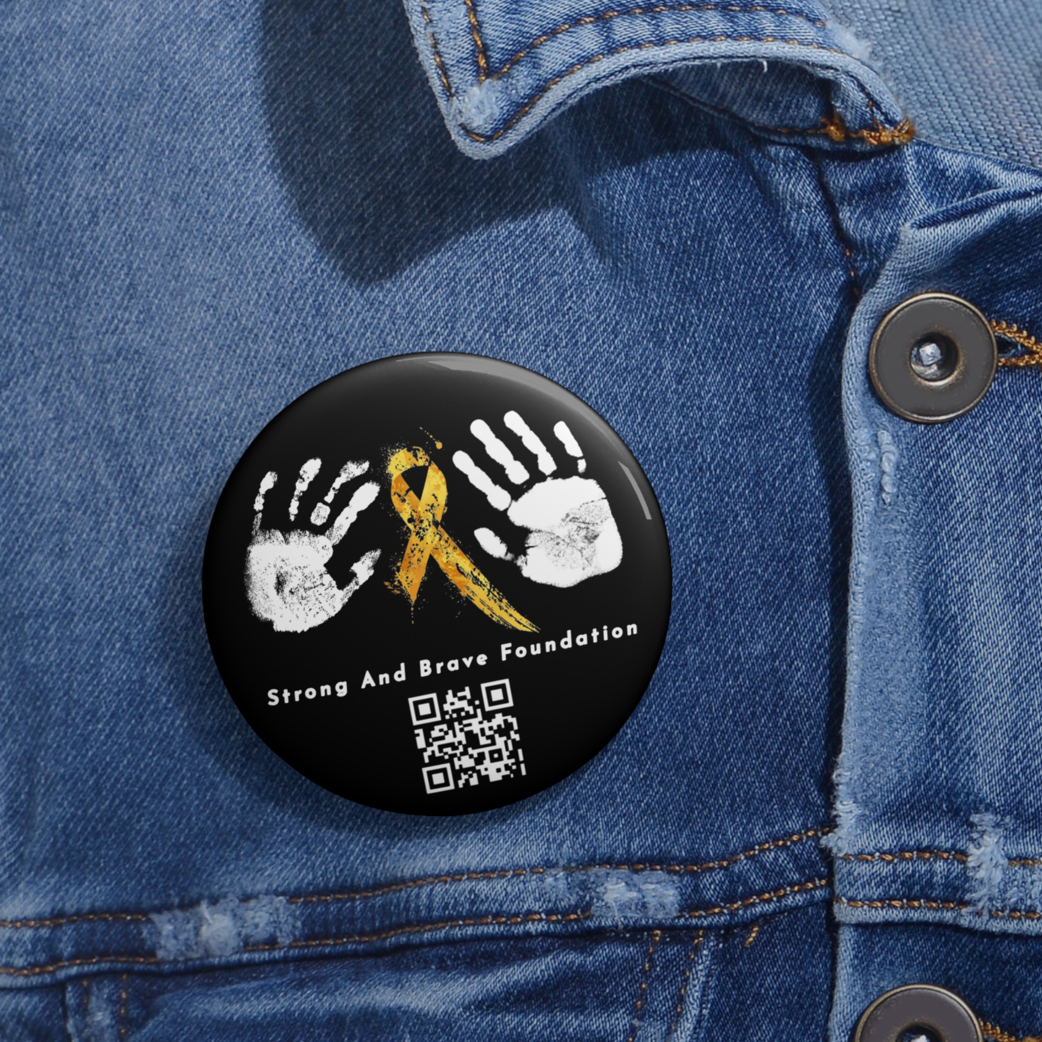 Hand Print -TSABF- Pin Buttons - Image 4