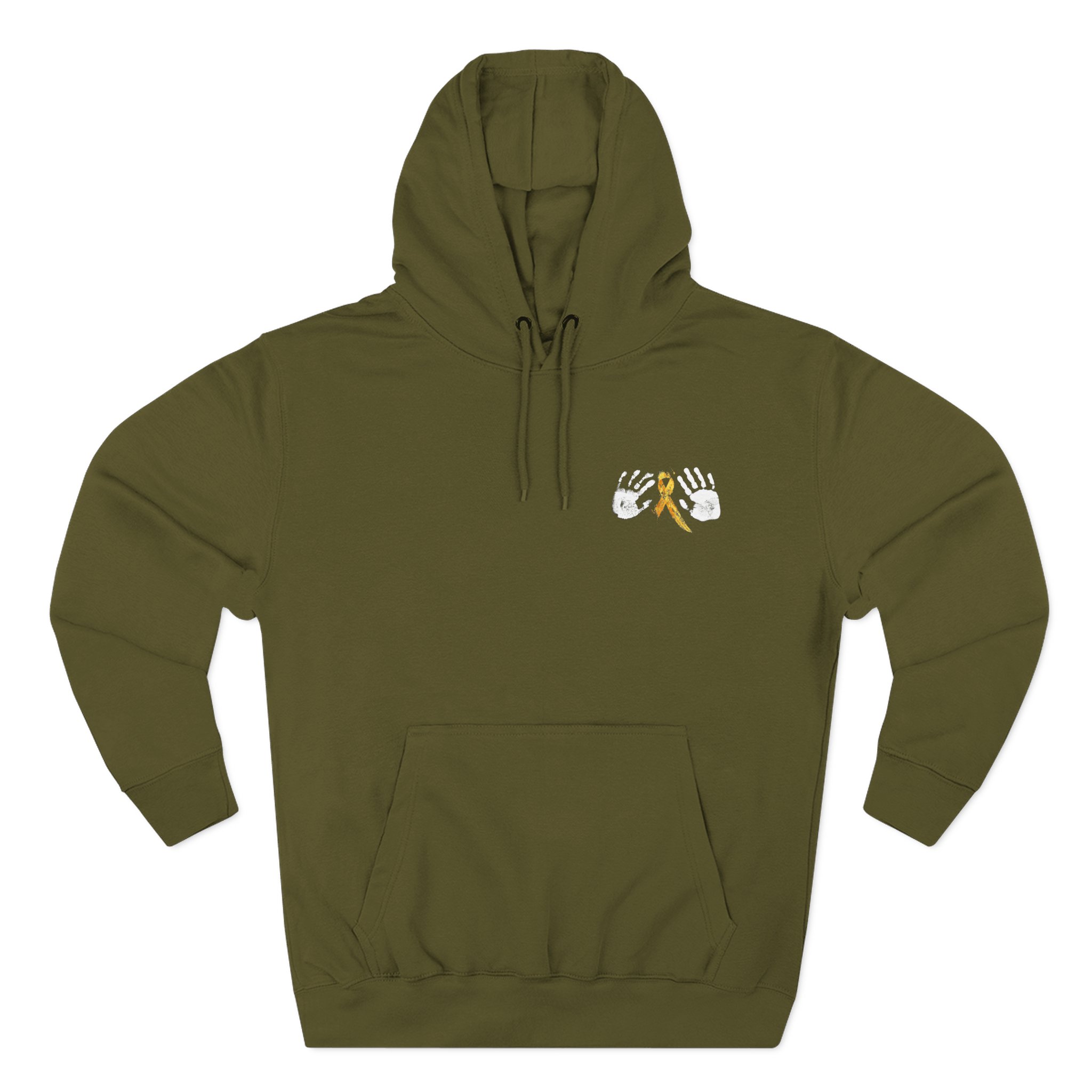 Hope Ribbon Hoodie — Awareness Ribbon Fleece Pullover - Image 31