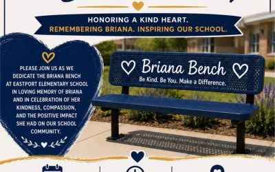 Briana’s Bench Dedication